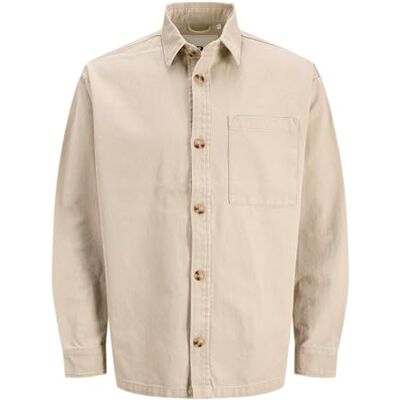 R.d.d. royal denim division Rddcolter Canvas Overshrit L/S Sn, Vitpeppar, S R.d.d. royal denim division Rddcolter Canvas Overshrit L/S Sn, Vitpeppar, S