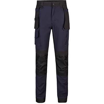VELILLA Herr Pantalón Canvas Con Bolsillos Flotantes Color Azul Navy Y Negro Talla M stretch byxor av segelduk, med flytande väskor, marinblå/svart, storlek M, M VELILLA Herr Pantalón Canvas Con Bolsillos Flotantes Color Azul Navy Y Negro Talla M stretch byxor av segelduk, med flytande väskor, marinblå/svart, storlek M, M