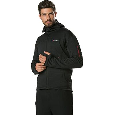 Berghaus herr privat mountain 2.0 fleecejacka (huva/icke huva: Carbon/Black M Berghaus herr privat mountain 2.0 fleecejacka (huva/icke huva: Carbon/Black M