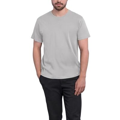 HRM herr tung lyx rund hals t-shirt I Fair Trade t-shirt herr med rund hals I hållbar och tillverkad av 100% ekologisk bomull, sand, S HRM herr tung lyx rund hals t-shirt I Fair Trade t-shirt herr med rund hals I hållbar och tillverkad av 100% ekologisk bomull, sand, S