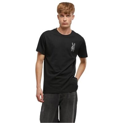Tee herr-t-shirt 100% bomull svart M, svart, M Tee herr-t-shirt 100% bomull svart M, svart, M