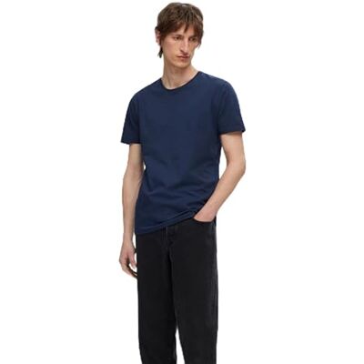 SELECTED HOMME SELETED HOMME SLHROLAND SS O-Neck Tee 3-pack NOOS, marinblå blazer, S SELECTED HOMME SELETED HOMME SLHROLAND SS O-Neck Tee 3-pack NOOS, marinblå blazer, S