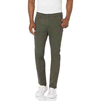 Amazon Essentials herr Skinny-Fit 5-fickors komfort stretch chinos byxa (tidigare Goodthreads), oliv, 31 B x 36 L Amazon Essentials herr Skinny-Fit 5-fickors komfort stretch chinos byxa (tidigare Goodthreads), oliv, 31 B x 36 L
