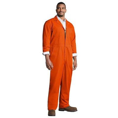Red Kap Herr långärmad twill action baksida overall, Orange, 48 Red Kap Herr långärmad twill action baksida overall, Orange, 48
