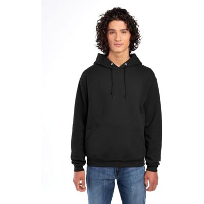Jerzees Huvtröja för män, Hoodie – svart, XL Jerzees Huvtröja för män, Hoodie – svart, XL
