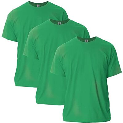 Gildan T-shirt (3-pack) herr, Irländsk grön (3-pack), M Gildan T-shirt (3-pack) herr, Irländsk grön (3-pack), M