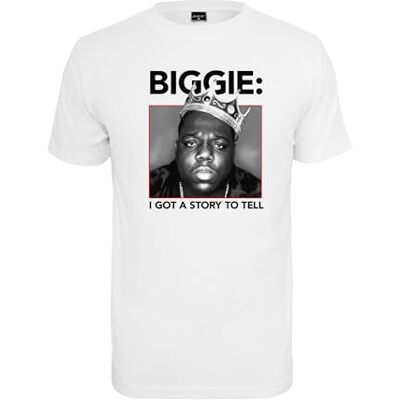 herr Biggie Crown Tee S Vit, Vit, S herr Biggie Crown Tee S Vit, Vit, S