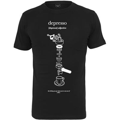 herr Depresso Tee, svart, 5XL herr Depresso Tee, svart, 5XL