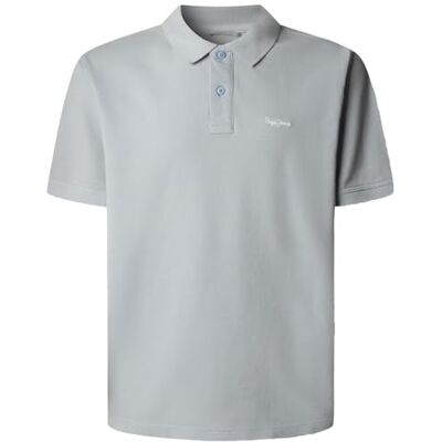 Pepe Jeans herr Oscar Polo, blå (Bleach Blue), M Pepe Jeans herr Oscar Polo, blå (Bleach Blue), M
