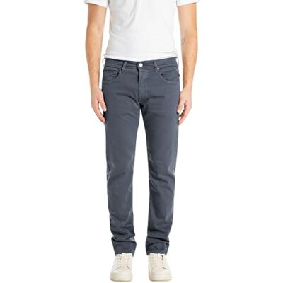 Replay Herr rak passform jeans Grover, 974 stål blå, 30W / 32L Replay Herr rak passform jeans Grover, 974 stål blå, 30W / 32L