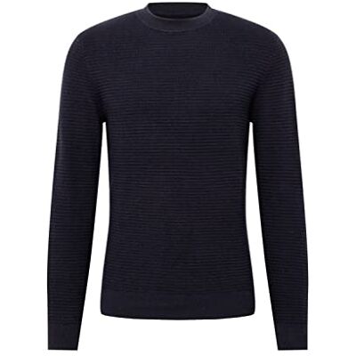 TOM TAILOR Herr Tröja 1026504, 13160 Knitted Navy Melange, XXL TOM TAILOR Herr Tröja 1026504, 13160 Knitted Navy Melange, XXL
