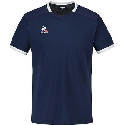 Le Coq Sportif Shirt Tennis tee SS N°5 M Dress Blues/New OPTI Dress Blues/New Optical White S Herr, Klänning Blues/ny optisk vit, S Le Coq Sportif Shirt Tennis tee SS N°5 M Dress Blues/New OPTI Dress Blues/New Optical White S Herr, Klänning Blues/ny optisk vit, S