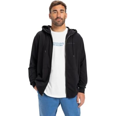 Quiksilver mäns Salt Water Zip huvtröja sweatshirt (paket med 1) Quiksilver mäns Salt Water Zip huvtröja sweatshirt (paket med 1)