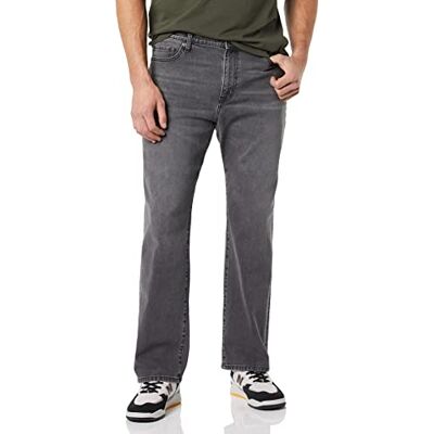 Amazon Essentials Herr Straight-Fit Bootcut Jean, tvättad grå, 34 B x 31 L Amazon Essentials Herr Straight-Fit Bootcut Jean, tvättad grå, 34 B x 31 L