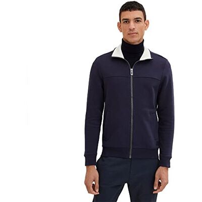 TOM TAILOR Herr Sweatshirt 1037049, 10690 Knitted Navy, 3XL TOM TAILOR Herr Sweatshirt 1037049, 10690 Knitted Navy, 3XL