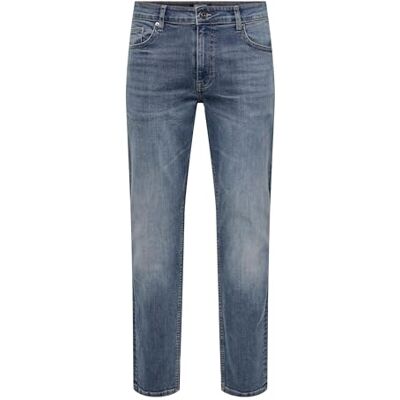 Only & Sons Onsweft Reg. Box Azg DNM Mu Otl, Speciell blå grå denim, 31W / 32L Only & Sons Onsweft Reg. Box Azg DNM Mu Otl, Speciell blå grå denim, 31W / 32L