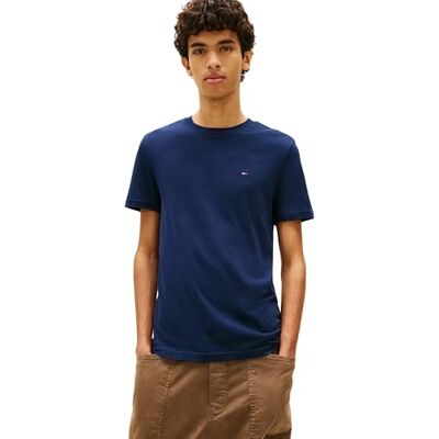 Tommy Jeans herr TJM Xslim 2-pack Jersey Tee Ext Dm0Dm20687 S/S t-shirt, multi (mörk natt marinblå/blå skymning), XXL Tommy Jeans herr TJM Xslim 2-pack Jersey Tee Ext Dm0Dm20687 S/S t-shirt, multi (mörk natt marinblå/blå skymning), XXL