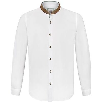 Stockerpoint Adamo-skjorta för män, Vit-grön, 3XL Stockerpoint Adamo-skjorta för män, Vit-grön, 3XL