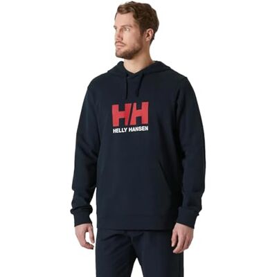 Helly Hansen Logo 2.0 Hoodie Tröja Kläder Herr, Blå, L Helly Hansen Logo 2.0 Hoodie Tröja Kläder Herr, Blå, L