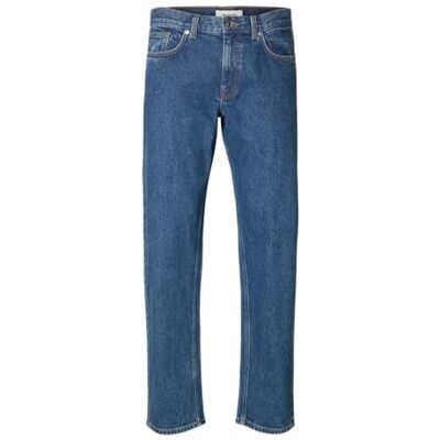 SELECTED FEMME Slh196-Straight Ben Kori Jeans Noos, Mellanblå denim, 38W / 32L SELECTED FEMME Slh196-Straight Ben Kori Jeans Noos, Mellanblå denim, 38W / 32L