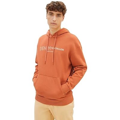 TOM TAILOR Denim Sweatshirt för män, 32247 – mjuk höstrost, M TOM TAILOR Denim Sweatshirt för män, 32247 – mjuk höstrost, M