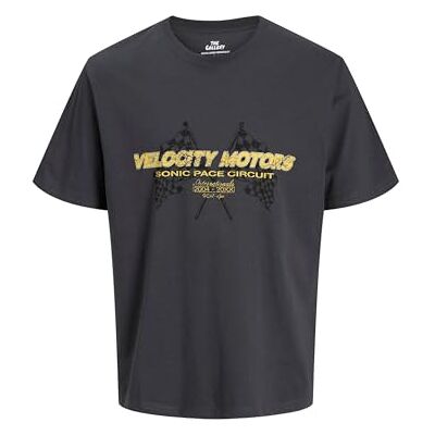JACK & JONES Jorformula Gallery Tee Ss Crew Neck Tg, asfalt, M JACK & JONES Jorformula Gallery Tee Ss Crew Neck Tg, asfalt, M