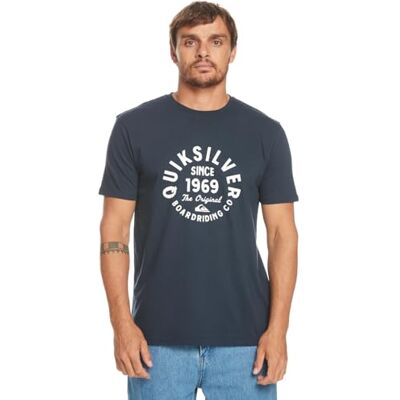 Quiksilver Basic T-shirt herr blå XS Quiksilver Basic T-shirt herr blå XS