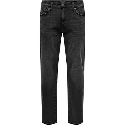 Only & Sons Onsweft Regular Wb 0021 Tai DNM Noos, Tvättad svart, 36W / 34L Only & Sons Onsweft Regular Wb 0021 Tai DNM Noos, Tvättad svart, 36W / 34L