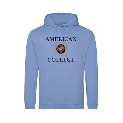 AMERICAN COLLEGE USA Tröja tröja med tryck varma kläder blandade män och kvinnor casual modell ACSCW7 himmelsblå S, turkos, S AMERICAN COLLEGE USA Tröja tröja med tryck varma kläder blandade män och kvinnor casual modell ACSCW7 himmelsblå S, turkos, S