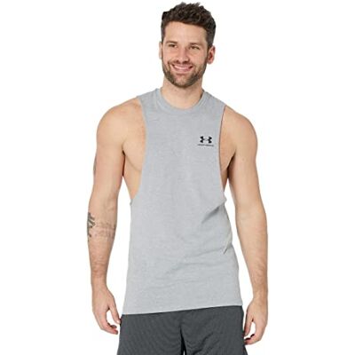 Under Armour mäns sportstil vänster bröstskärning, Stålljus ljung, M Under Armour mäns sportstil vänster bröstskärning, Stålljus ljung, M