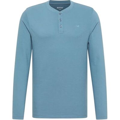 MUSTANG Herrstil atchison Henley-skjorta, Bluestone 5180, XL MUSTANG Herrstil atchison Henley-skjorta, Bluestone 5180, XL