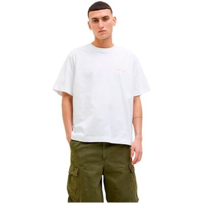JACK & JONES Jorparos Easter Sketch Tee Ss Crew Neck, Ljus vit, L JACK & JONES Jorparos Easter Sketch Tee Ss Crew Neck, Ljus vit, L