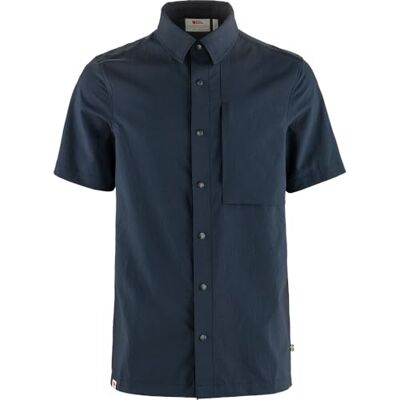 Fjällräven FJALLRAVEN 12600249-555 High Coast Pack Shirt SS M T-shirt herr mörk marinblå storlek XS, Mörk marinblå, XS Fjällräven FJALLRAVEN 12600249-555 High Coast Pack Shirt SS M T-shirt herr mörk marinblå storlek XS, Mörk marinblå, XS