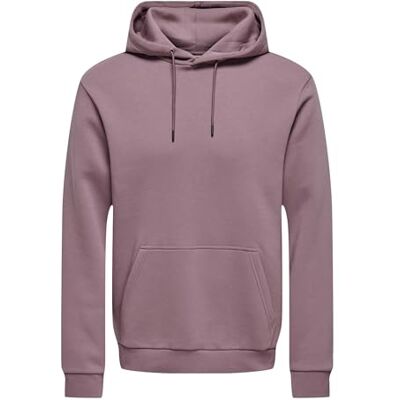 Only & Sons Onsceres Hoodie Sweat Noos, Twilight Mauve, XS Only & Sons Onsceres Hoodie Sweat Noos, Twilight Mauve, XS