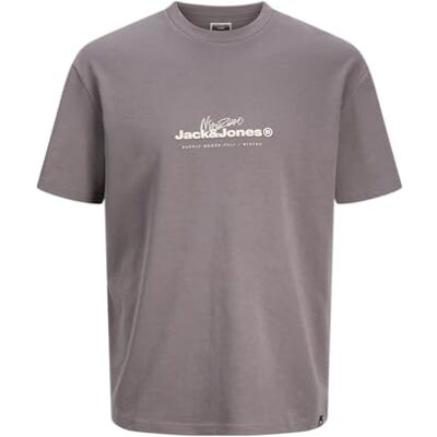 JACK & JONES JACK&JONES JCOCHARLIE varumärke Tee SS Crew Neck, Haj, M JACK & JONES JACK&JONES JCOCHARLIE varumärke Tee SS Crew Neck, Haj, M