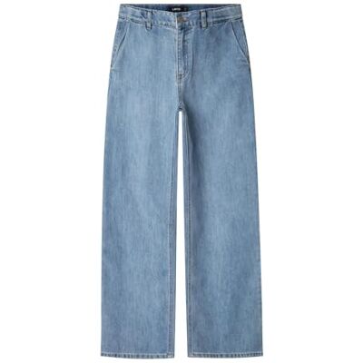 Lmtd Nlfrikke DNM Nw Wide Chino-byxa, Ljusblå denim, 164 Lmtd Nlfrikke DNM Nw Wide Chino-byxa, Ljusblå denim, 164