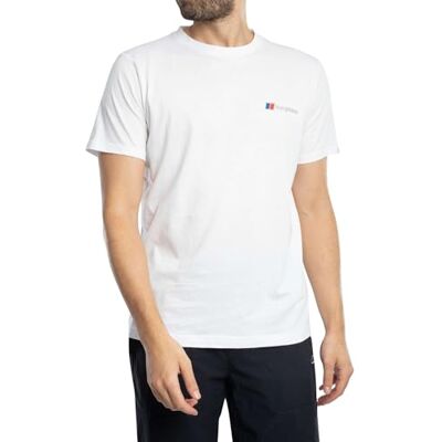 Berghaus herr klass logotyp t-shirt, ren vit, L Berghaus herr klass logotyp t-shirt, ren vit, L