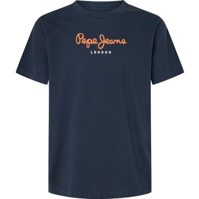Pepe Jeans Eggo N T-shirts för män, Blå (Dulwich Blue), S Pepe Jeans Eggo N T-shirts för män, Blå (Dulwich Blue), S