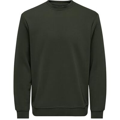 Only & Sons Huvtröja för män ONSCONNOR sweatshirt, Russin, XS Only & Sons Huvtröja för män ONSCONNOR sweatshirt, Russin, XS