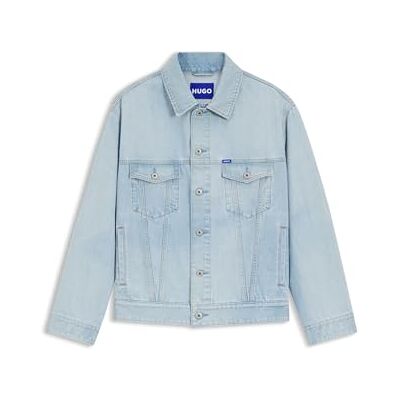 HUGO Herrjeans_jacket_L, Ljus/pastellblå 455, XXL HUGO Herrjeans_jacket_L, Ljus/pastellblå 455, XXL