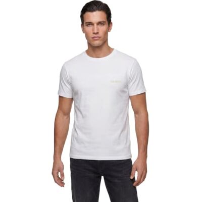 GUESS Men'sSS BSC präglad logotyp TEET-SHIRTSPURE vit multistorlek XS längd N GUESS Men'sSS BSC präglad logotyp TEET-SHIRTSPURE vit multistorlek XS längd N