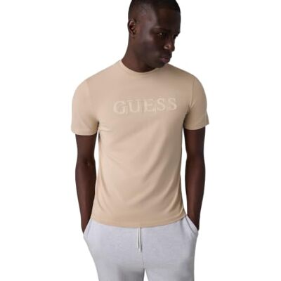 GUESS Men'sPRAT CN SS T-SHIRTT-SHIRTSBEIGE BLANCOstorlek M längd N GUESS Men'sPRAT CN SS T-SHIRTT-SHIRTSBEIGE BLANCOstorlek M längd N