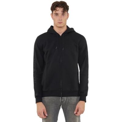 Giorgio Armani MAN'S BASIC Frotté med huva hel dragkedja svart XXL, Svart, XXL Giorgio Armani MAN'S BASIC Frotté med huva hel dragkedja svart XXL, Svart, XXL