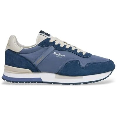 Pepe Jeans herr HAILON Basic M Sneak, blå (Union Blue), 12 UK Pepe Jeans herr HAILON Basic M Sneak, blå (Union Blue), 12 UK