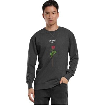 Tee herr sweatshirt Lost Youth Rose crewneck kol XL, kol, XL Tee herr sweatshirt Lost Youth Rose crewneck kol XL, kol, XL
