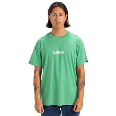 Quiksilver Fineline SS T-shirt herr, Grön gran, S Quiksilver Fineline SS T-shirt herr, Grön gran, S