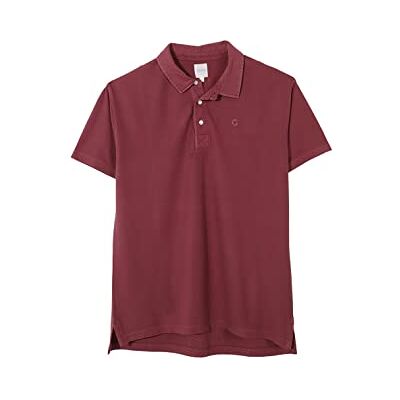 Gocco Polo Kortärmad Polos för Män, aubergine, M-L Gocco Polo Kortärmad Polos för Män, aubergine, M-L