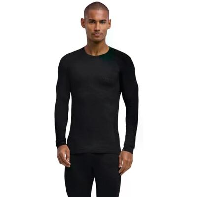 FALKE herr Baslager Ovandel Wool-Tech Light M L/s Sh ull funktionsmaterial snabbtorkande 1 del, Svart Black 3000, L FALKE herr Baslager Ovandel Wool-Tech Light M L/s Sh ull funktionsmaterial snabbtorkande 1 del, Svart Black 3000, L