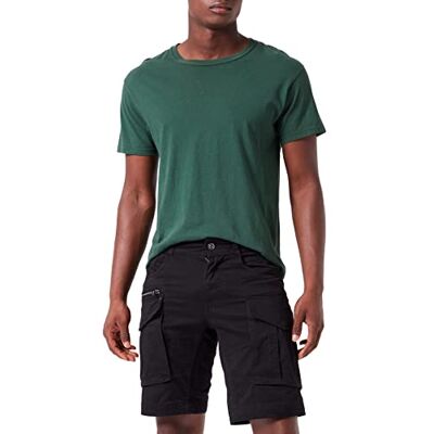 Replay Cargoshorts för män, Joe Short normal passform med stretch, Svart 098, 38W Replay Cargoshorts för män, Joe Short normal passform med stretch, Svart 098, 38W