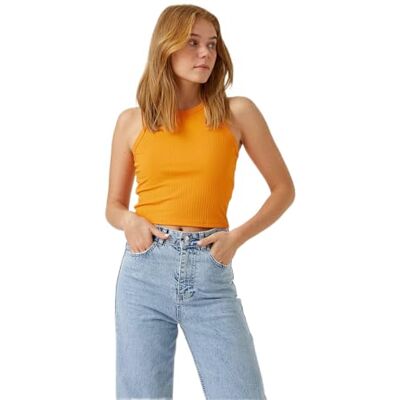 Koton Tanktop med Langhalskragen undertröja, orange (200), S, Orange (200), S Koton Tanktop med Langhalskragen undertröja, orange (200), S, Orange (200), S